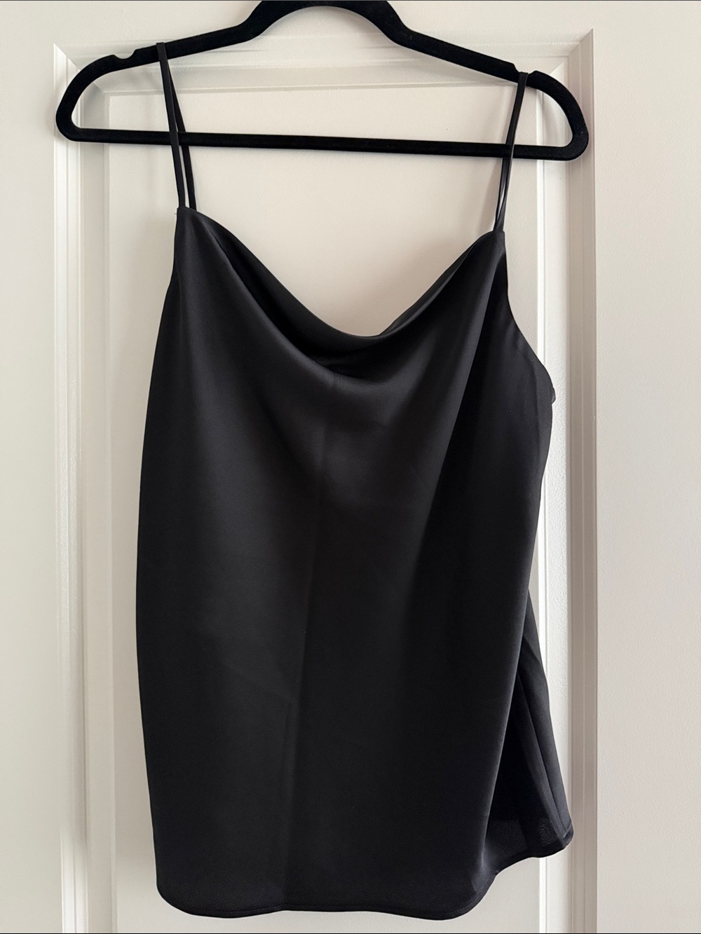 LOFT Black Cowl Neck Camisole